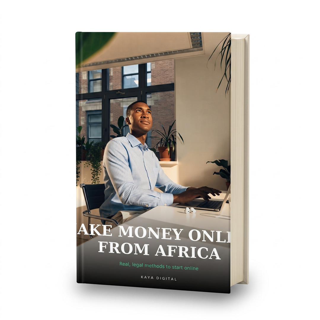 Make Money Online from Africa — 17 methods to earn dollars from Africa, guide cover